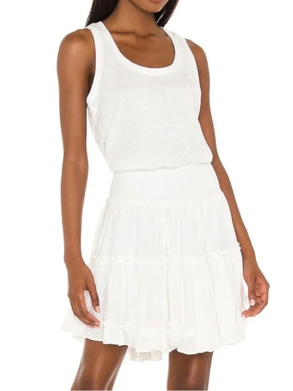 Heartloom White Scoop Neck Tank Top